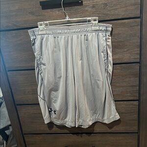 Under Armour Light Gray Performance Shorts